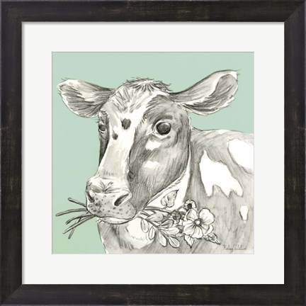 Framed Cow Print