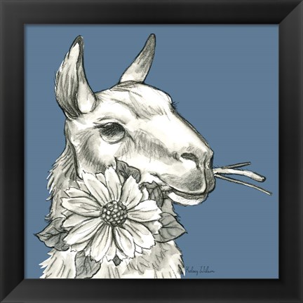 Framed Llama 2 Print