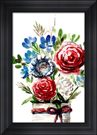 Framed Proud to be an American II Print