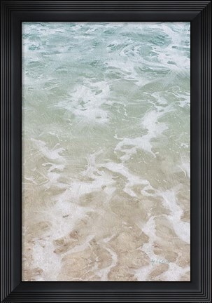 Framed Beach Shore I Print