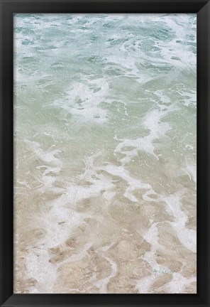 Framed Beach Shore I Print