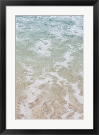 Framed Beach Shore I Print
