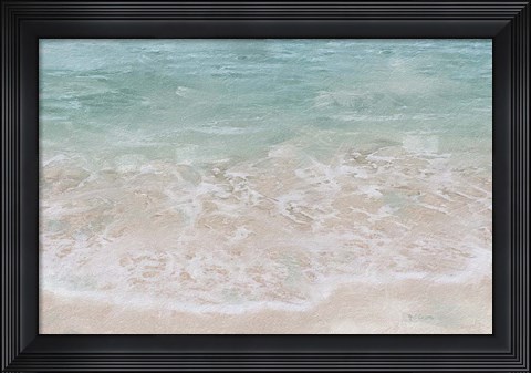 Framed Beach Shore V Print