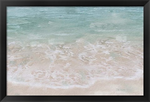 Framed Beach Shore V Print