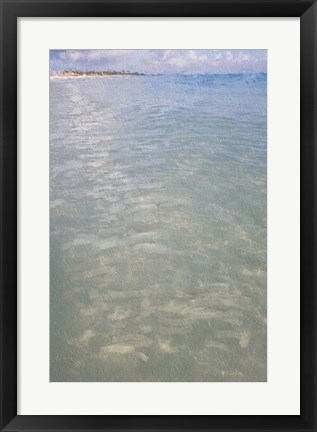 Framed Beach Shore IX Print