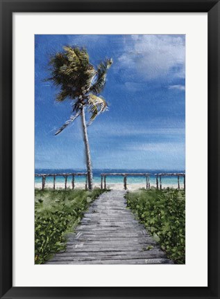 Framed Beach Shore X Print