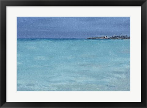 Framed Beach Shore XII Print