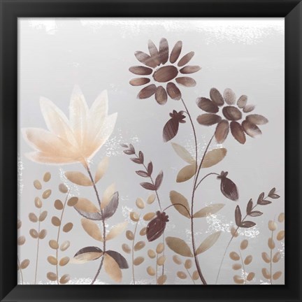 Framed Soft Nature Cream I Print