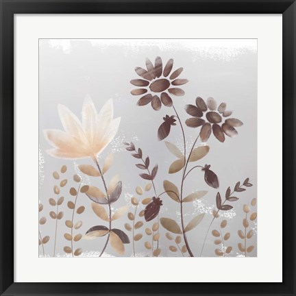 Framed Soft Nature Cream I Print