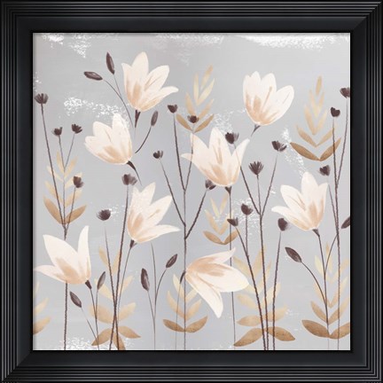 Framed Soft Nature Cream III Print