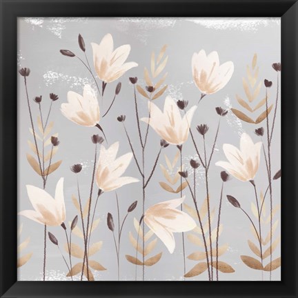 Framed Soft Nature Cream III Print