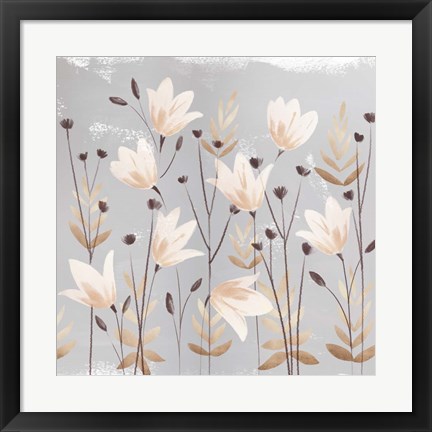 Framed Soft Nature Cream III Print