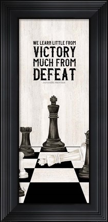 Framed Rather be Playing Chess Panel II-Learn More Print