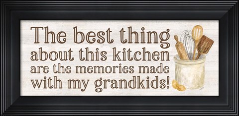 Framed Grandparent Life Panel V-Memories Print