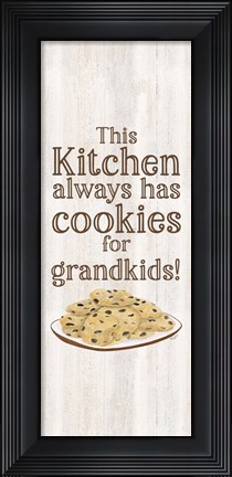 Framed Grandparent Life Vertical I-Cookies Print