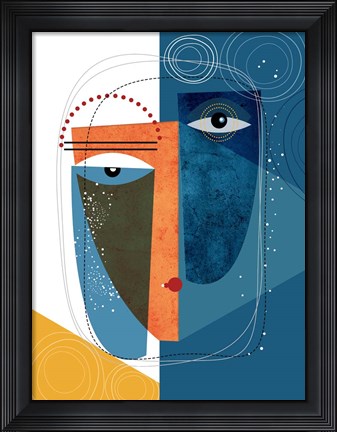 Framed Krsna Print