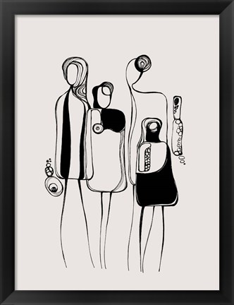 Framed Pod People Amis Print