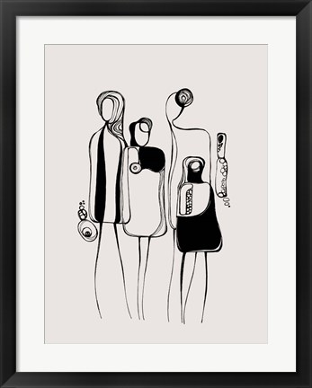 Framed Pod People Amis Print