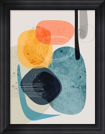 Framed Rocks Duo 2 Print