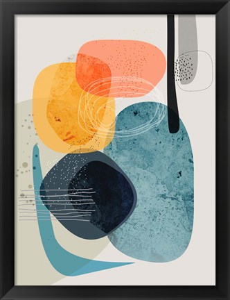 Framed Rocks Duo 2 Print