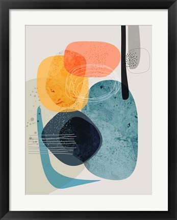 Framed Rocks Duo 2 Print