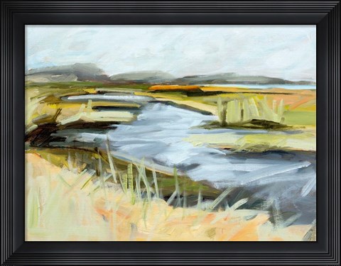 Framed Big Indian Slough , July Print