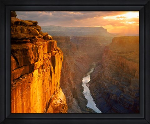 Framed Toroweap Sunrise Print