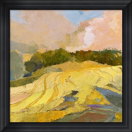Framed Overcast Farm Day Print