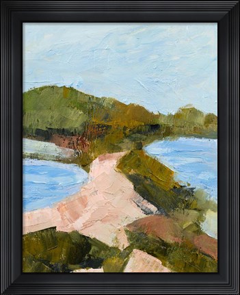 Framed Edge of the Ocean Print