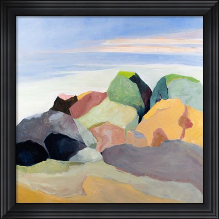 Framed Rockscape Print