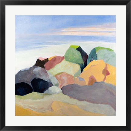 Framed Rockscape Print