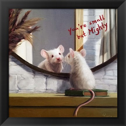 Framed Mighty Mouse Print