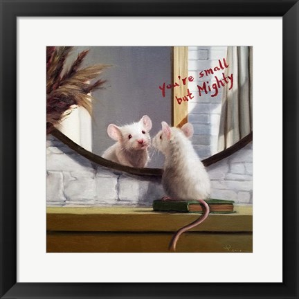 Framed Mighty Mouse Print