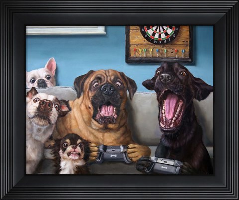 Framed Gamers Print