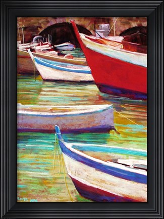 Framed Colors of Camogli Print