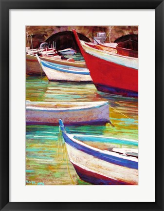 Framed Colors of Camogli Print