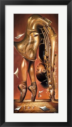 Framed Balletic Tune Print