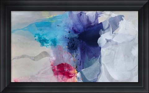 Framed Even Fire Needs Air Print