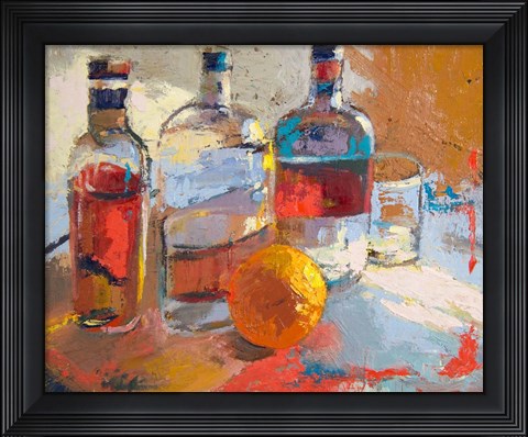 Framed Bourbon L&#39;Orange Print
