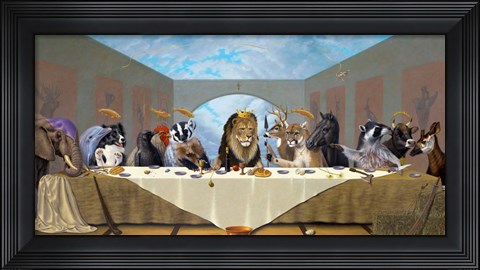 Framed Last Supper Print