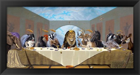 Framed Last Supper Print
