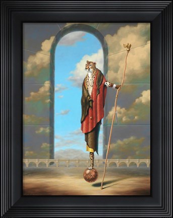 Framed Monty Ridd Cheetah The Visionary Print