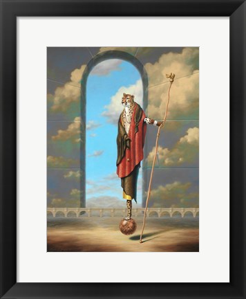 Framed Monty Ridd Cheetah The Visionary Print