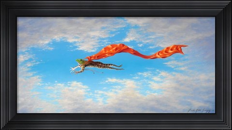 Framed Super Fred Print