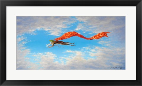 Framed Super Fred Print