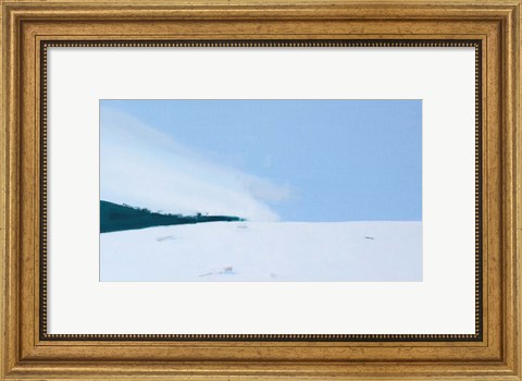 Framed Snowy Field Print