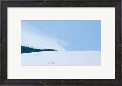 Framed Snowy Field Print