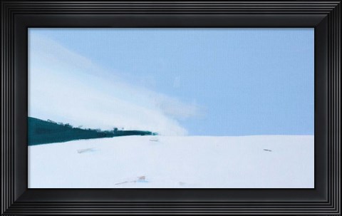 Framed Snowy Field Print