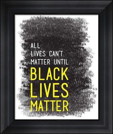 Framed Preach Print