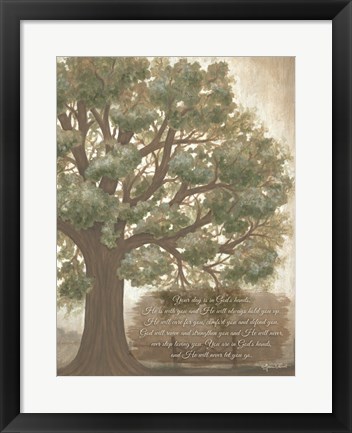 Framed Your Day is in God&#39;s Hands Print